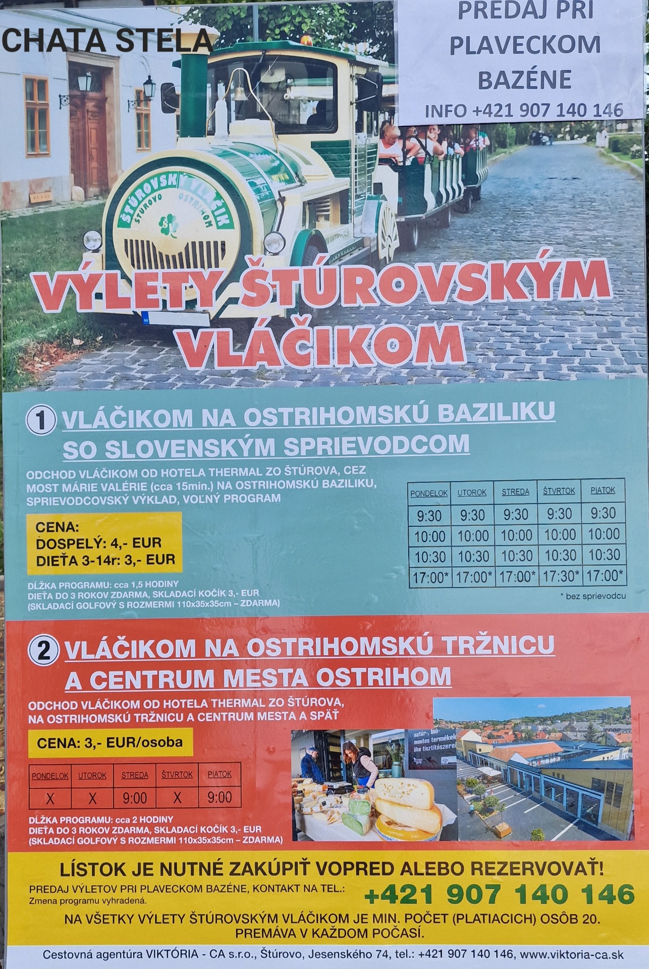 Štúrovo výlety vláčikom