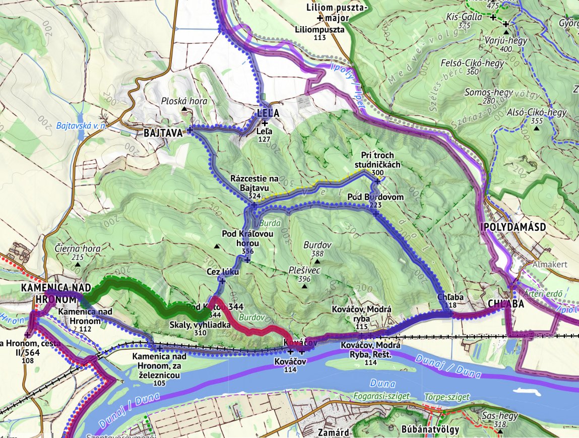 Kováčovské kopce Burda