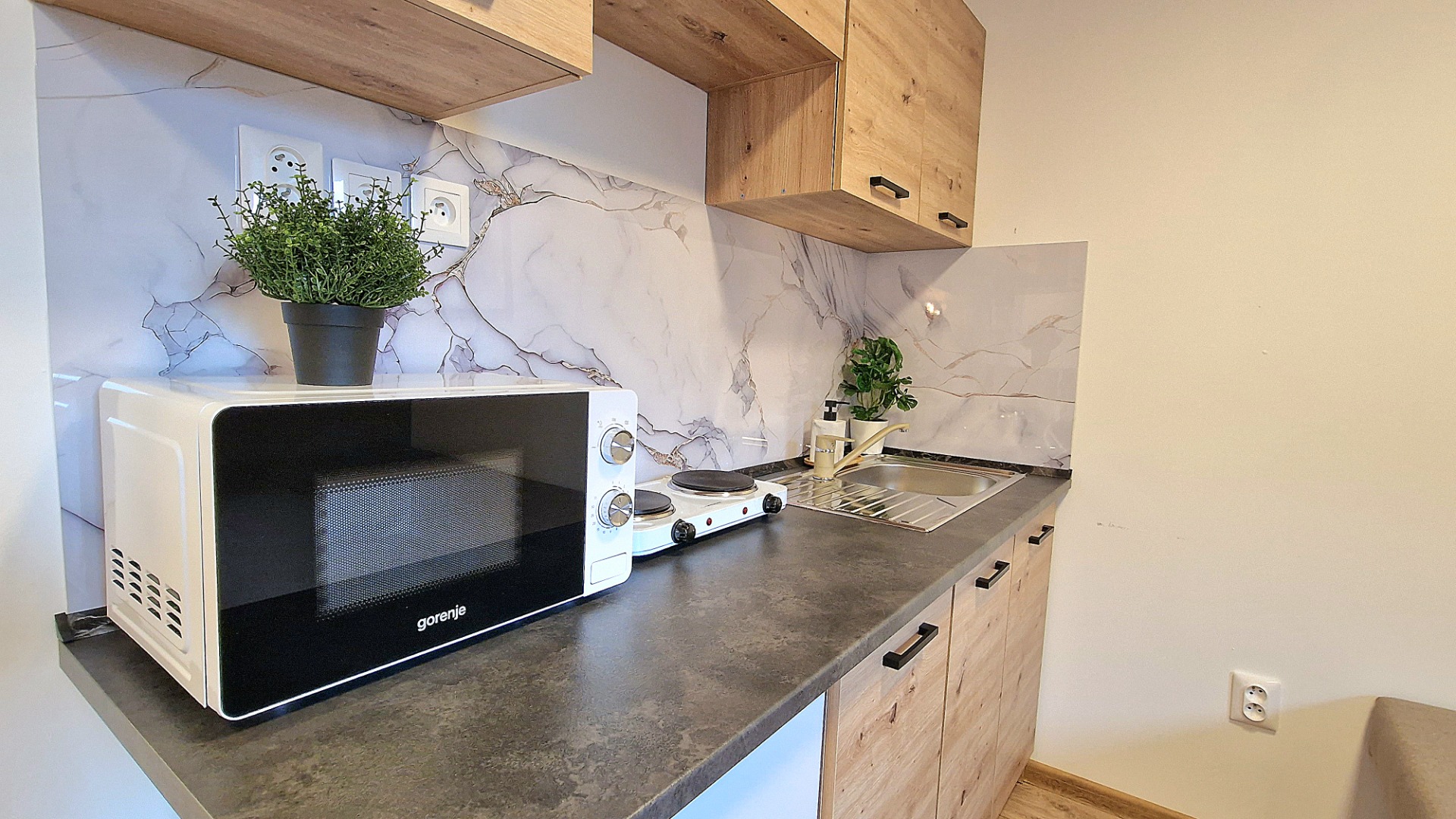 Chata Stela West kuchynka